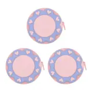 3pcs Soft Tape Measure 60-Inch 1.5M Mini Cartoon Measuring Tape Cute, Pink Sun