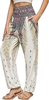 [QIANXIZHAN] Women's Harem Pants, Joggers Sweatpants Lounge Yoga Boho Clothes with Pockets