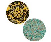 Chinese style small fresh mouse pad office cartoon color rubber pad - Mix style4
