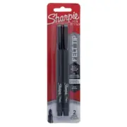 Lot of 4 2PK Sharpie Black Pens FREE SHIPPING