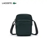 在飛比找momo購物網優惠-【LACOSTE】母親節首選包款-Angy粒面皮革肩背包(墨