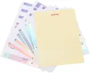 GOOHOCHY Beginner Learning Piano Stickers 2pcs Music Keyboard Piano Accessory Stickers Keyboards