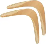 2pcs Wooden Boomerangs for Outdoor Fun Aerodynamic Throw and Catch for Exercise and Family Bonding for Adults and Durable