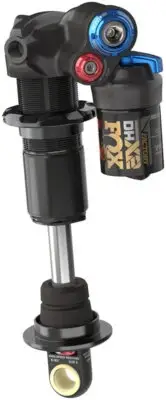 FOX DHX2 Factory Rear Shock - Trunnion Metric, 185 x 55 mm, 2-Position Lever,