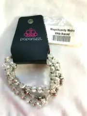PAPARAZZI NOS (3) MAGNIFICENTLY METRO STRETCH BRACELETS