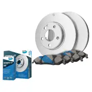 Front Bendix GCT Brake Rotors + Pads for Nissan 350Z Z33 3.5L With Touring Pack