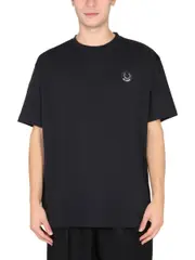 [Fred Perry x Raf Simons] Fred Perry x Raf Simons-Oversized Logo T-Shirt-Uomo M