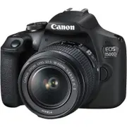 Canon EOS 1500D 24.1 Megapixel Digital SLR Camera with Lens - 18 mm - 55 mm - CMOS Sensor - Autofocus