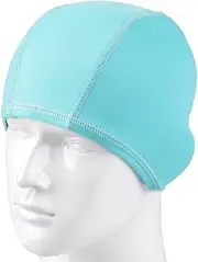 Unisex Lycra Cloth Fabric Swimming Cap Hat Swim Hat Bathing Cap for Women Men