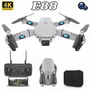 2024 E88 Pro WIFI FPV Drone Wide Angle HD 4K 1080P Camera Height Hold RC Foldabl