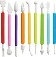 LINPHCEY 9PCS Clay Sculpting Tools Kit - Easy to Use Double-Ended Polymer & P...