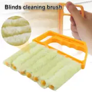 Window Shutter Blind Duster Brush 7 Slats Washable Removable Household [