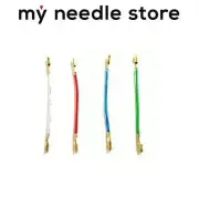 NEW Gold Turntable Phono Cartridge Headshell Wires Leads Cables fits Technics SL