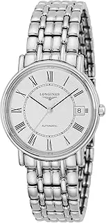 [Longines] L4.821.4.11.6 Men's Casual Watch, Silver, white