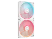 CORSAIR iCUE LINK LX140-R RGB 140mm PWM Reverse Fans Starter Kit - White - Rever