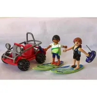 在飛比找蝦皮購物優惠-Playmobil 摩比 絕版 4863 沙灘車 衝浪 情侶