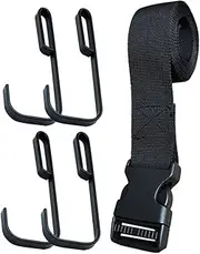 Abaodam 5Pcs Durable Hunting Tree Stand Hooks High Temperature Resistant Multi Hooks for Outdoor Activities Secure Connection for Hanging Lights Gear Accessories