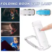 Mini Book Night Reading Light USB Rechargeable Clip on LED Lamp White Flexible