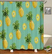 Pineapples And Pineapples Cuts 0.5 Shower Curtain