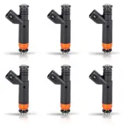 Set of 6 Fuel injector compatible with Ford 1999-2004 E-150 Econoline Club Wago