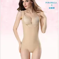 在飛比找momo購物網優惠-【Porabella】連身塑身衣 美體衣 產後束身衣 緊身衣