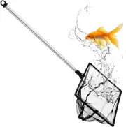 Fish Net for Fish Tank, Fine Mesh Aquarium Net with 9-24 Inch Stainless Steel...