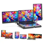 Laptop Screen Extender Portable Monitor-360° Rotation F3 Laptop 14'' Triple