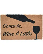Imports Decor Wine aLittle Doormat