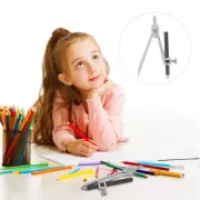 Geometry Set Students Protractor Compass Set Tool Drawing Circles