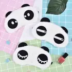 1x Cute Panda Sleeping Face Eye Mask Blindfold Shade Travel Sleep Cover Li_co