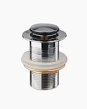 Bathroom Sink Waste Plug Pop Up Brass Chrome Basin Waste Drain Without Overflow