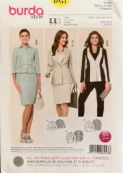 BURDA Sewing Pattern 6953 | Misses Jacket 3 Styles | Petite Sizes 6 - 18 NEW