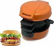 Sandwich Maker, Toasty and Waffle & Muffin Maker with Indicator Light - Non-Stick Plates, Easy Clean, Compact Kitchen Appliance for Breakfast, Snacks Yellow