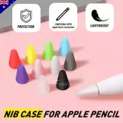 8x Soft Silicone Nib Case iPad Pen Tip Protector Cover For Apple Pencil 1st 2nd