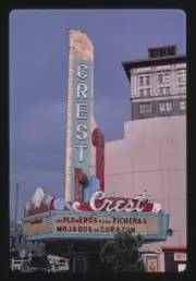 Crest Theater Fresno California Historic Americana Old Photo 4