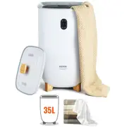 35L Large Towel Warmer Bucket with LED Screen Drying Fuction & Timer White