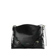 [Givenchy] Givenchy Buckle-strap Leather Shoulder Bag ONE SIZE BLACK