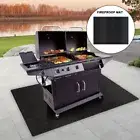 BBQ Mats Splatter Grill Mat Waterproof Fire Resistant Floor Protective Rug Pit