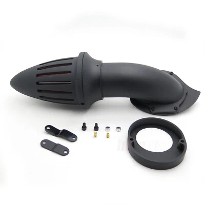 Matte Black Air Cleaner Intake Kit Bullet For Yamaha Vstar V-Star 650 86- 2012