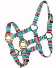 Showman Foal/Mini Serape Print Nylon Halter