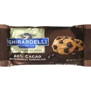 Ghirardelli 60% Cacao Bittersweet Chocolate Baking Chips 10 oz (2 Bags)
