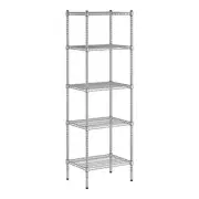 Regency 18" Wide NSF Chrome Wire 5-Shelf Kit with 74" Posts WS-460EC1824K75