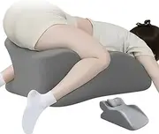 Qzdtue Elevation Pillow, Bed Sleeping Support Cushion, Pressure Relief Back Support, 23.23 x 17.72 x 8.66 inches, Ideal for Car, Work, Home, Travel, Recovery, Relaxation, Rest Aid