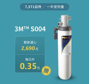 3M 3US-S004-5 極淨便捷系列淨水器 7000011150 (9.6折)