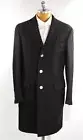 NEW STEFANO RICCI Outwear Top Over Coat LOGO 100% Cashmere Us M Eu 50 G607