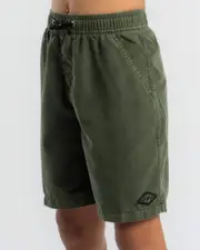 [Billabong] Boys' All Day Overdye Layback Beach Shorts