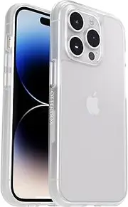 [Otterbox] Sleek Series Case for iPhone 14 Pro, Shockproof, Drop Proof, Ultra-Slim, Protective Thin Case, Tested to Military Standard, Clear - Non-Retail Packaging