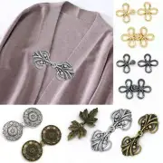 1 Pair Cardigan Shawl Top Scarf Retro Clip Metal Brooch Pin Wedding Party Gifts