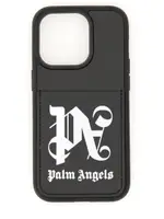 [Palm Angels] Palm Angels-Case For Iphone 14 Pro-Uomo UNI