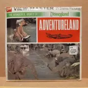 NOS GAF VIEW-MASTER DISNEYLAND ADVENTURELAND, 3 REELS AND BOOKLET, A177 SEALED